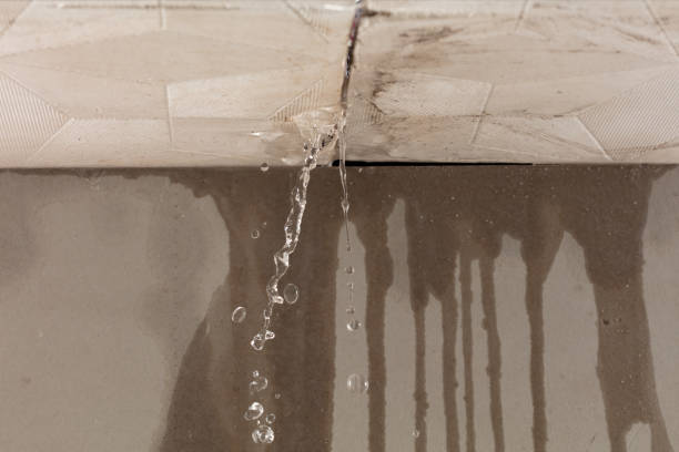 Professional Burst Pipe Cleanup technician working in Hudson, NH
